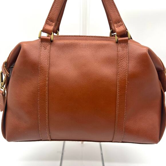 MADEWELL Leather Satchel, Brown - Picture 11 of 15